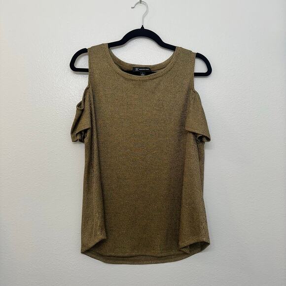 INC International Concepts Tops - INC Cold Shoulder Blouse Size L